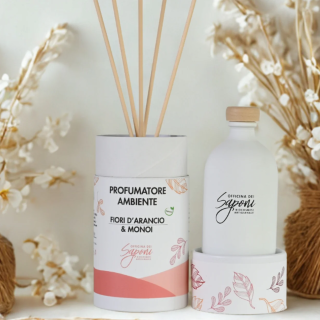 Orange Blossom and Tahitian gardenia scent diffuser, 100 ml, Officina dei Saponi