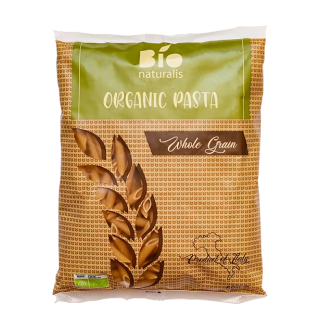 Organic whole wheat pasta PENNE (tubes) 500g, BIONATURALIS