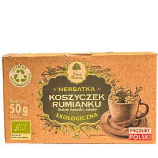 Bioloģiska kumelīšu tēja, 50 g (25×2 g)