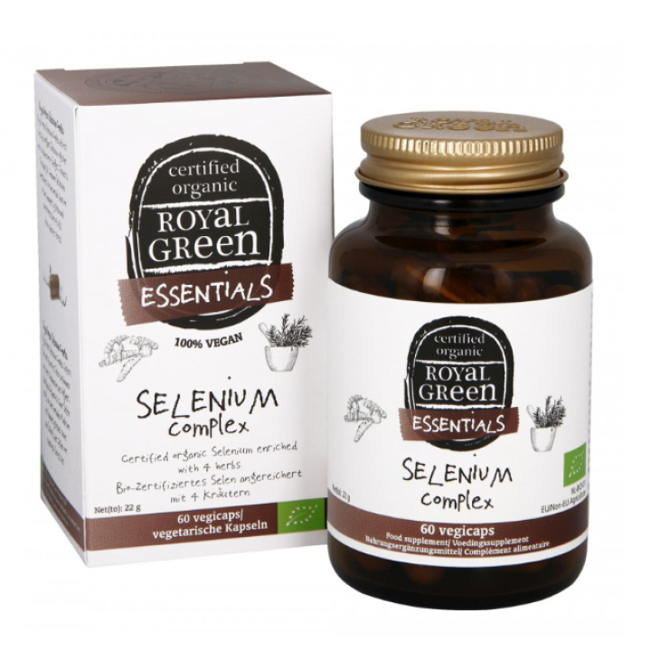 Bioloģisks selēna komplekss, ROYAL GREEN, 60 kapsulas