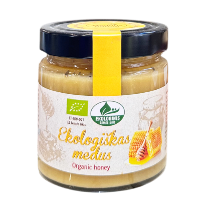 Bioloģisks pļavu medus, 500 g