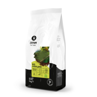 Органический молотый кофе арабика/робуста Highland Fair Trade, 1 кг, Oxfam