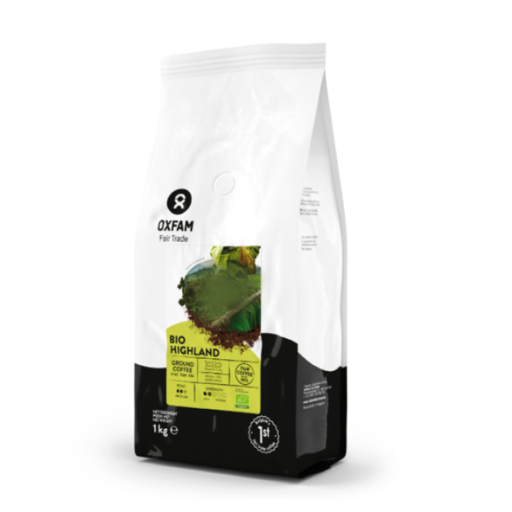 Bioloģiska augstkalnu malta kafija Arabica/Robusta, Fair Trade, 1 kg, Oxfam
