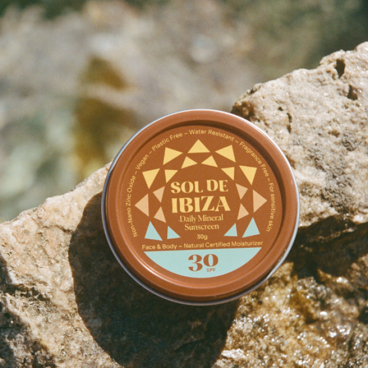 Apsauginis kremas veidui ir kūnui nuo saulės su SPF 30, 30 g