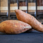 Органический сладкий картофель