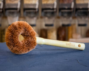 Kokosa šķiedras trauku mazgāšanas birste