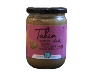 Organic dark sesame seed paste tahini, 500 g