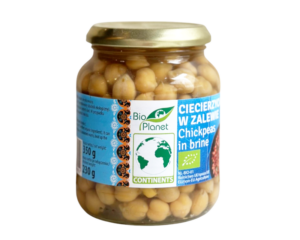 Bioloģiski konservēti turku zirņi 350 g (220 g)