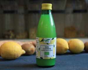 Bioloģiska citronu sula, 250 ml