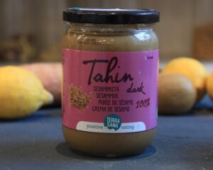 Bioloģiska tumšā sezama sēklu pasta tahini, 500 g