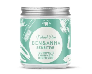 Dabīga balinoša zobu pasta ar piparmētru eļļu un salvijas ekstraktu,"BEN&ANNA", bez fluora, 100ml