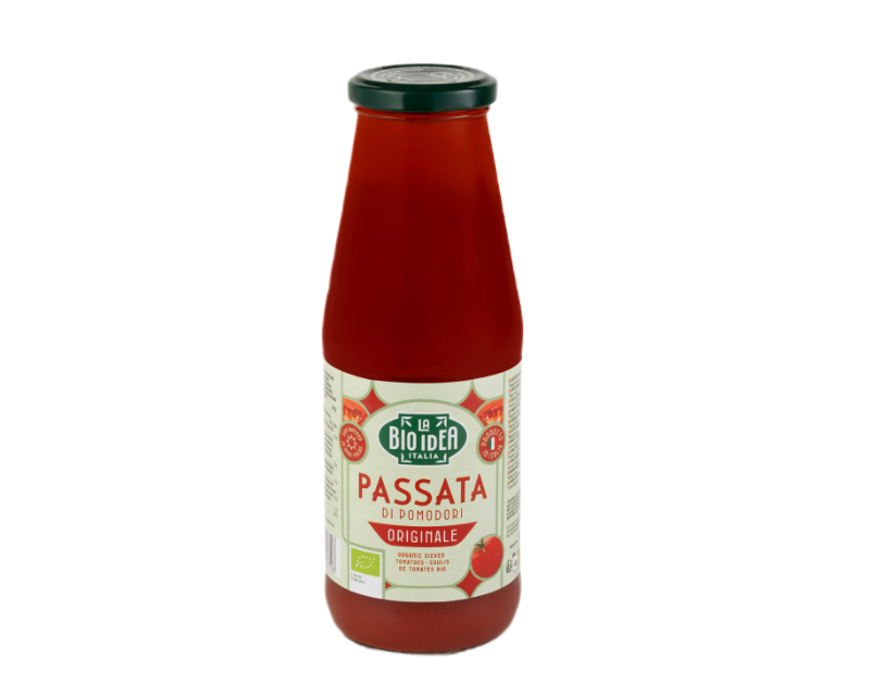Bioloģisks tomātu biezenis “Passata” Органическое томатное пюре Passata, 680 г — изображение 1