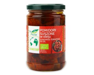 Bioloģiski kaltēti tomāti eļļā, 280 g