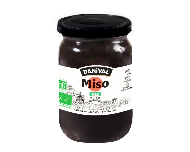 Bioloģiska sojas un rīsu miso pasta, bez glutēna, 200 g Organic soy and rice Rice Miso paste, gluten-free, 200 g - Image 1