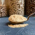 Organic mushroom powder of lion's mane (Hericium erinaceus)