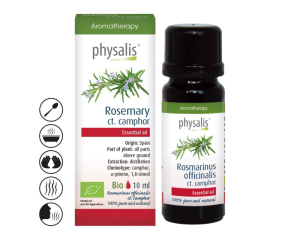 Bioloģiska rozmarīna ēteriskā eļļa, 10 ml