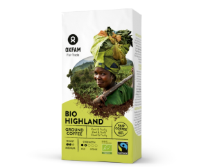 Bioloģiska augstieņu malta kafija Oxfam, 250 g