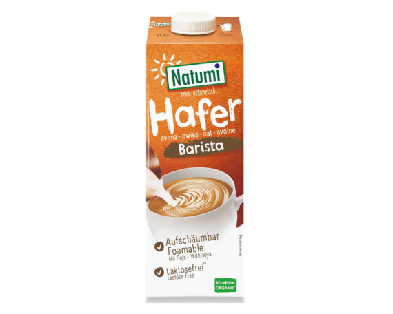 Bioloģisks auzu-sojas dzēriens "Barista", 1 L, Natumi