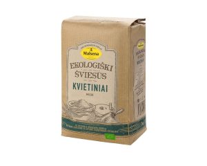 Bioloģiski gaišie kviešu milti "Malsena", 1 kg
