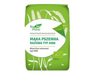 Bioloģiski pilngraudu milti "Bio Planet", 1 kg
