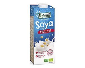 Organic soya drink "NATUMI", no added sugar, gluten free, 1 L