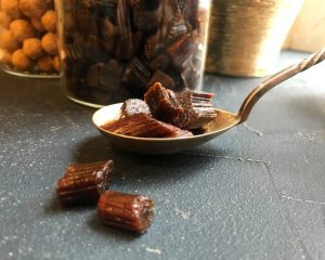 Bioloģiski žāvēti rabarberi (mērcēti ābolu sulā)