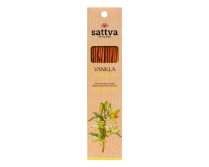 Натуральные индийские благовония Саттва, VANILLA (15 шт.) 30 г