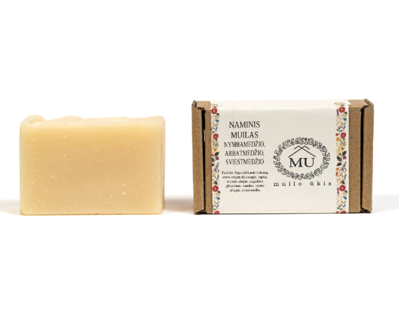 Soap Neem tree, tea tree, shea butter Soap "Neem tree, tea tree, shea butter" (~100g) - Image 1