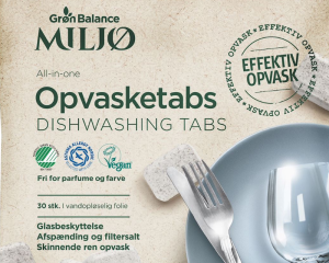 Eco-friendly dishwasher tablets