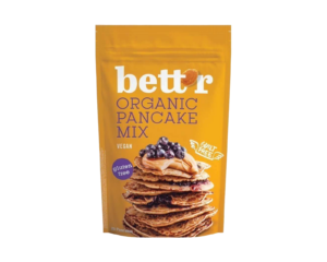 Bioloģisks pankūku maisījums bez glutēna, 400 g, BETT'R