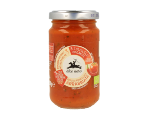 Bioloģiska pikantā dārzeņu mērce ARRABBIATA, 350 g