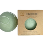 Натуральная губка для лица из конжака с маннаном, зеленый чай