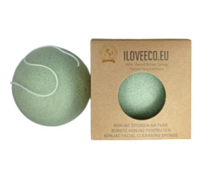 Dabisks konžaka mannāna sejas sūklis, Green Tea