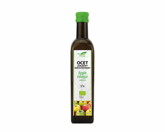 Bioloģisks ābolu etiķis (nefiltrēts), 500 ml - Image 1