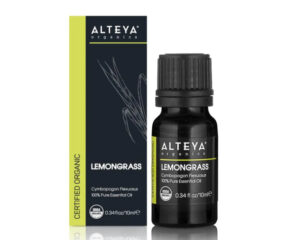 Ekoloģiska citronzāles ēteriskā eļļa, 10 ml, ALTEYA