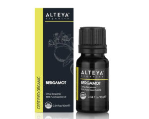 Ekoloģiska bergamotes ēteriskā eļļa, 10 ml, ALTEYA