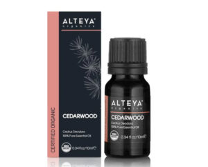 Ekoloģiska ciedru koka ēteriskā eļļa, 10 ml, ALTEYA