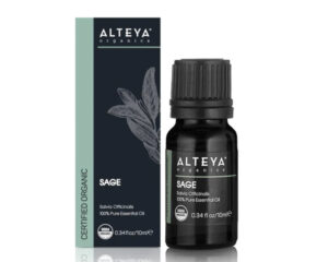 Ekoloģiska salvijas ēteriskā eļļa, 10 ml, ALTEYA