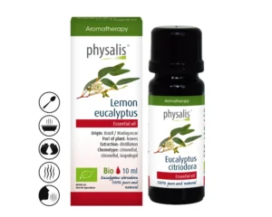 Ekoloģiska citrona eikalipta ēteriskā eļļa, 10 ml