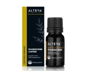 Ekoloģiska Frankincenses (Bosvellia Carterii) ēteriskā eļļa, 10 ml, ALTEYA