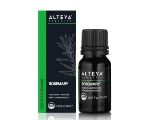 Ekoloģiska rozmarīna ēteriskā eļļa, 10 ml, ALTEYA