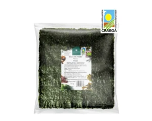 Bioloģiskas jūras aļģu lapas Nori, 6 gab., 15 g