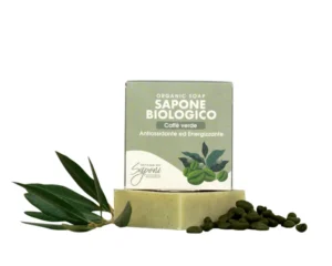 Ekoloģiskas ziepes “Zaļā kafija”, 100 g, Officina dei Saponi