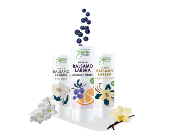 Бальзам для губ Апельсин и черника2 Бальзам для губ "Подсолнух", Officina dei Saponi — изображение 2