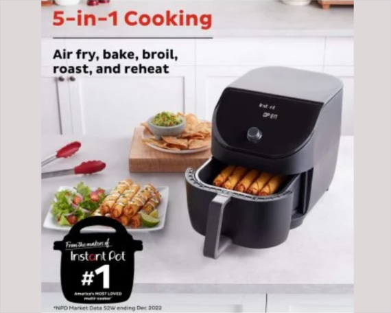 Instant Pot® Vortex® Slim 6QT hot air fryer (5,7 L) - Image 2