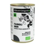 Органические консервированные черные бобы (без соли) 400 г.