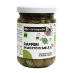 Органические каперсы в яблочном уксусе, 140 г.