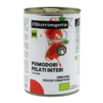 Organic canned tomatoes without peel, 400 g