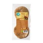 Organic wholemeal pita bread, 2×4 pieces (560 g), TerraSana