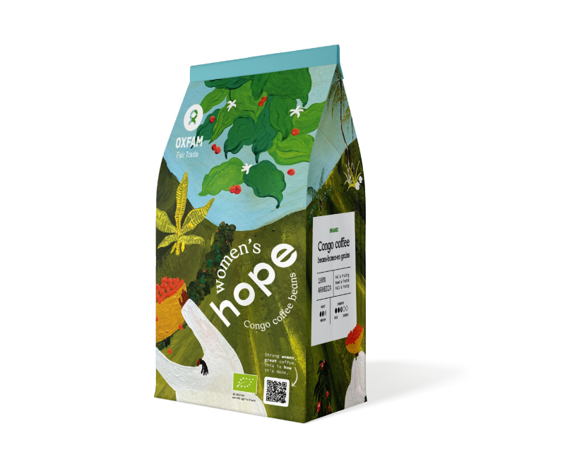 Bioloģiskas kafijas pupiņas Woman’s Hope Bioloģiskas kafijas pupiņas Woman’s Hope, 250 g, Oxfam - Image 1